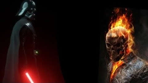 GHOST RIDER VS DARTH VADER    dc2 animation