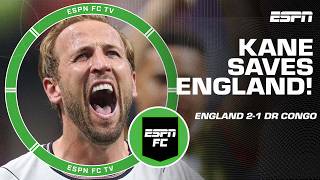 Harry Kane ‘TO THE RESCUE!’ 🤩🏴󠁧󠁢󠁥󠁮󠁧󠁿 England’s captain saves Thomas Tuchel vs. DR Congo | ESPN FC