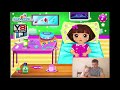 Даша путешественница, игра Лечим заболевшую Дашу   Traveler Dora, Dora game We treat the ailing1