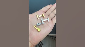 Củ khoá kéo và gài chữ H ví Bearn cao cấp - phụ kiện làm đồ da thủ công cao cấp