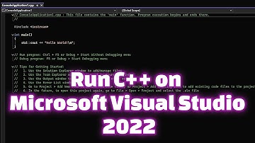 How to Run C++ on Microsoft Visual Studio 2022 | Step-by-Step Tutorial