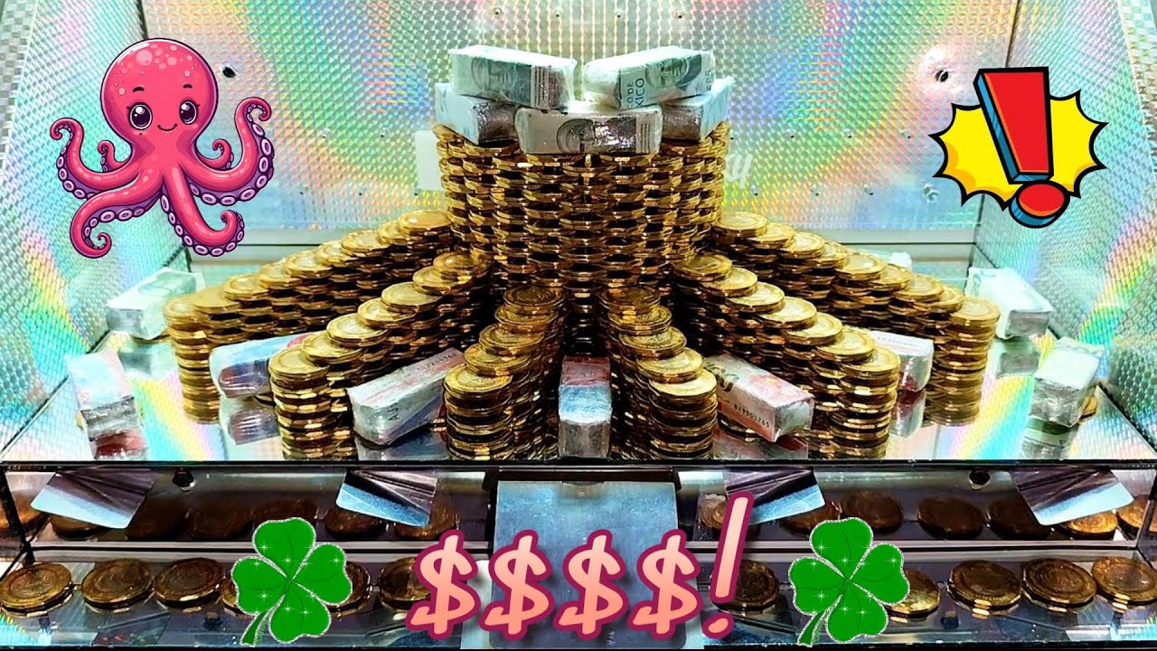 EL JUEGO DEL CALAMAR!!😮💸 ÉXITO TOTAL!! 🤩🍀🎰MAQUINA DE TORRES DE $20 #money #dinero #foryou