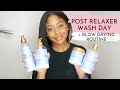 Post Relaxer Wash Day w/ Heat using Shea Moisture Manuka Honey & Yogurt | Healthy Hair Junkie