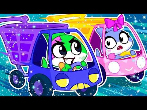 Supermarket Adventure 🛒 Fun Shopping Cart Game 😍 | Kids Cartoons
