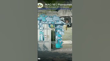 CS2| MAC-10 | Pipsqueak Craft | Mouse holding knife *COOL* #cs2 #cs2craft #cs2charm