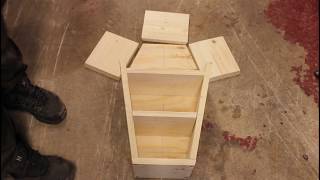 DIY Coffin Shelf