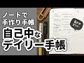 【ノートで手作り手帳】自己中なデイリー手帳