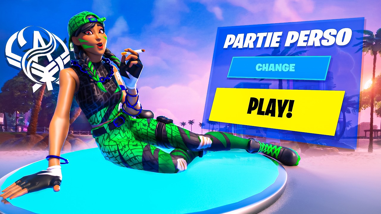 ⚪⚫ FORTNITE PARTIE PERSO AVEC VOUS ⚫⚪
