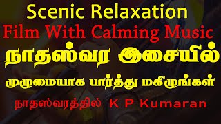 Scenic Relaxation Film With Calming Music #nadaswaram #kpkumaran