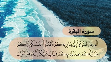 تلاوة عذبة من سورة البقرة للعبد الفقير لله أكرم النافع.