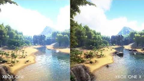 Ark Survival Evolved - Xbox One vs Xbox One X Graphics Comparison  (1440p)