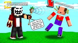 KÖTÜ İKİZİ TROL MASKE OLARAK TROLLEDİM !!  BalonCraft #417  Minecraft