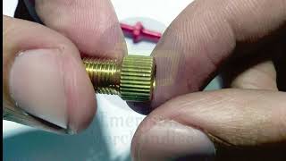 Em0604 Emerison 2Pcs Mtb Alloy Bike Presta To Schrader Converter Valve Adaptor