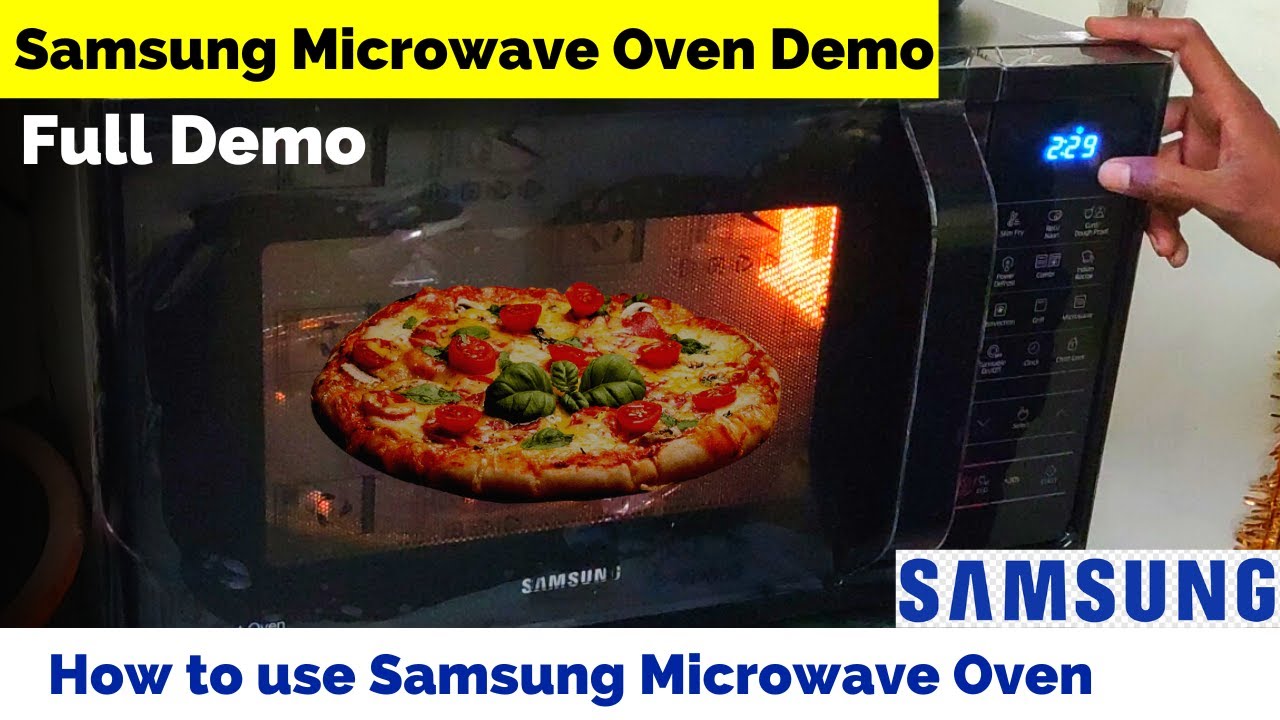 Samsung Microwave Oven Demo How To Use Samsung Convection Microwave