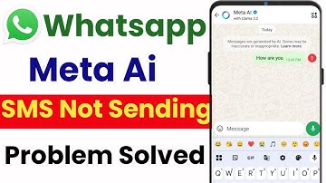 Whatsapp Meta AI Not Working | How To Fix Meta AI Not Working On WhatsApp | Meta AI Not Working