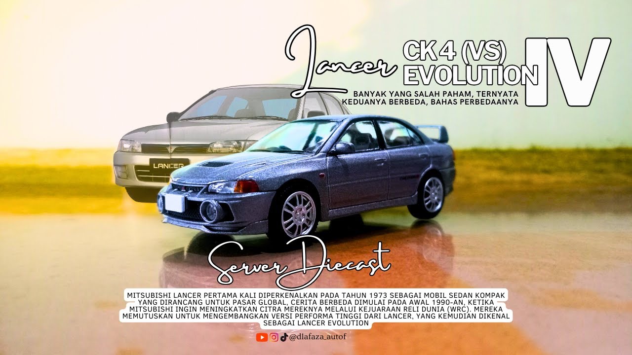 APA SIH PERBEDAAN LANCER EVOLUTION 4 DENGAN LANCER CK4? YUK, SIMAK ...