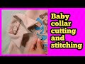 ✨Baby collar cutting and stitching winter drees ✨