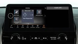 2023 INFINITI QX80 - Control Panel and Touch Screen Overview