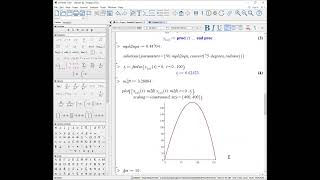 Learning Maple: Application - Baseball Trajectory