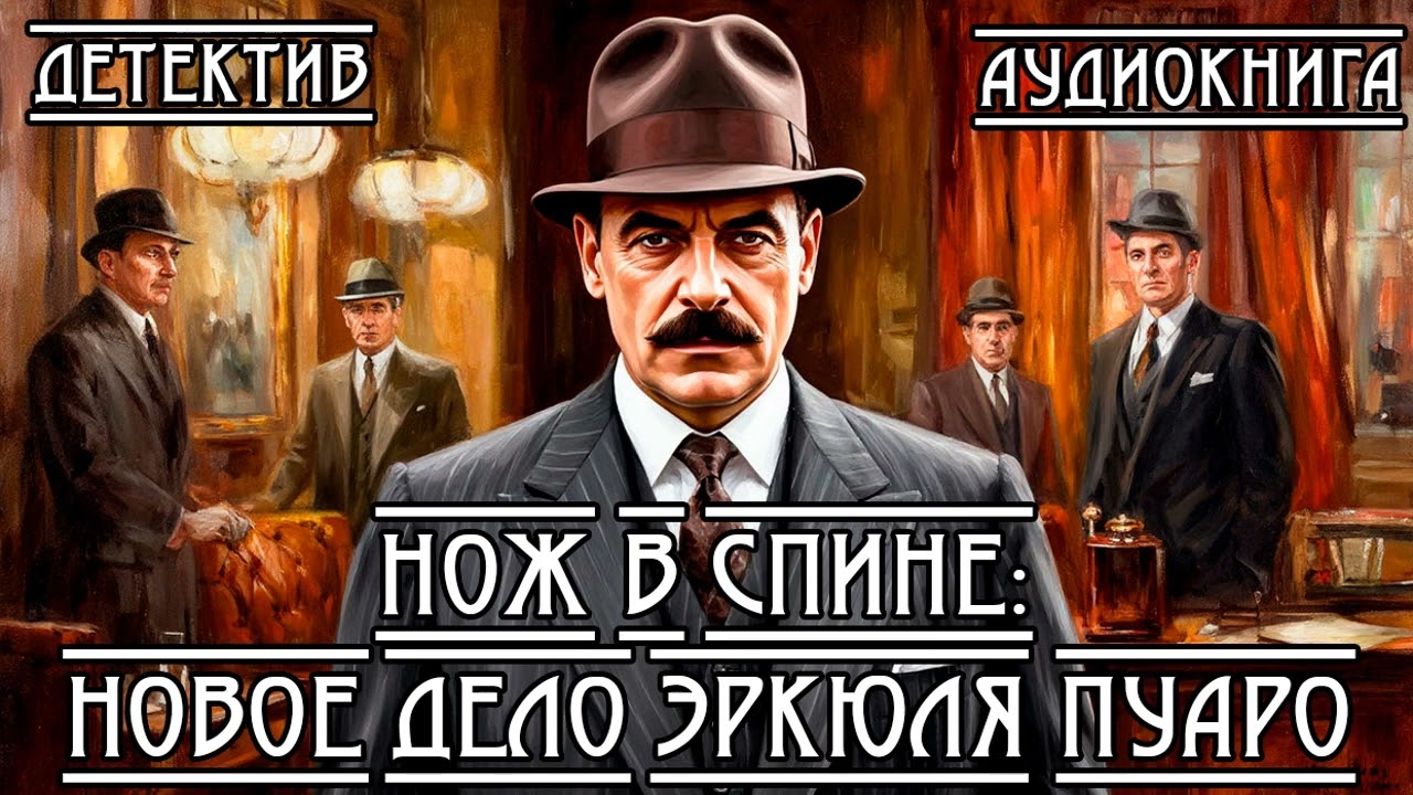 АУДИОКНИГА ДЕТЕКТИВ: НОЖ В СПИНЕ - НОВОЕ ДЕЛО ЭРКЮЛЯ ПУАРО
