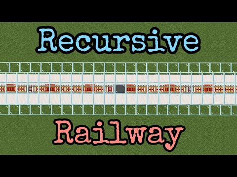 Minecraft Recursive Railway