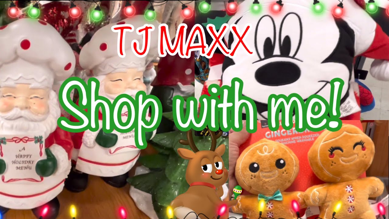 Shop with me @ TJ MAXX. Fun finds! #christmas #christmas #foryoupage #viral #shopwithme