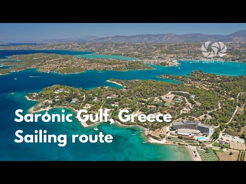 Sailing route around the Saronic gulf greece | sea tv sailing channel