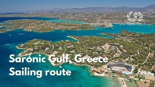 Sailing route around the Saronic gulf greece | sea tv sailing channel