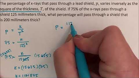 Direct and Inverse Variation - Application
