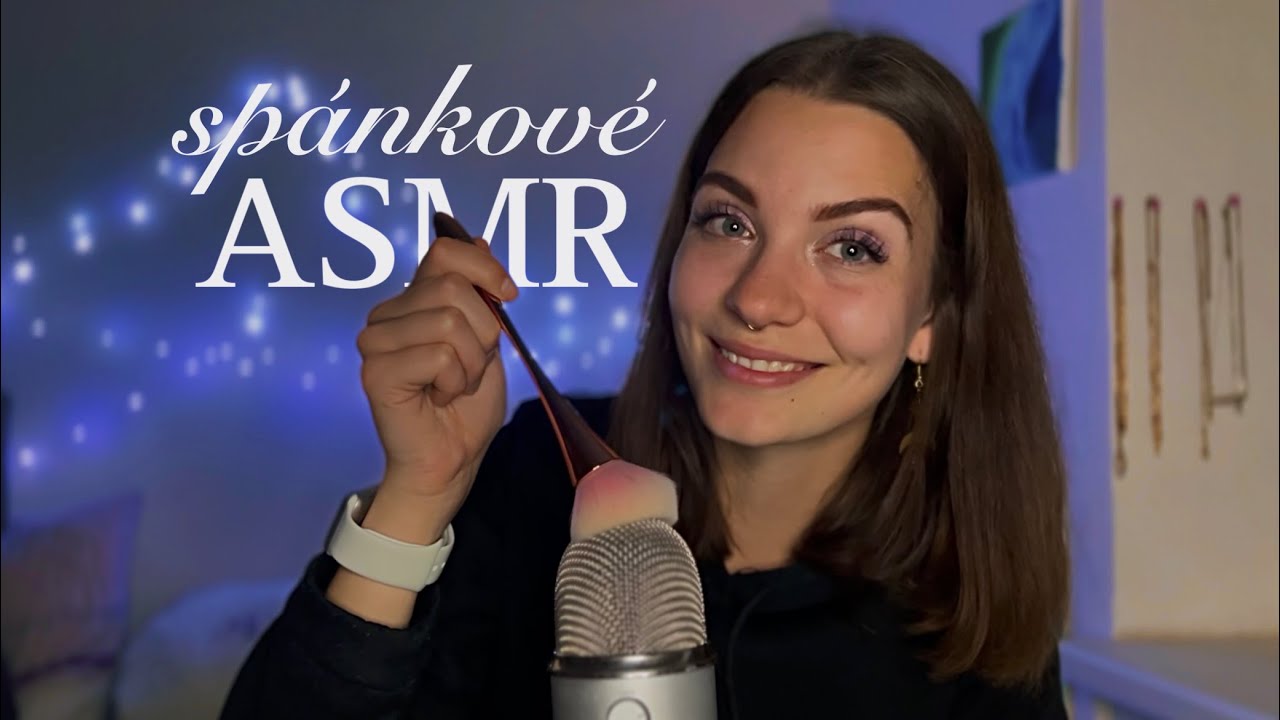 Spánkové ASMR 🫶🏻 zvuky houby a štětce ✨