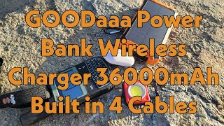 GOODaaa Power Bank Wireless Charger