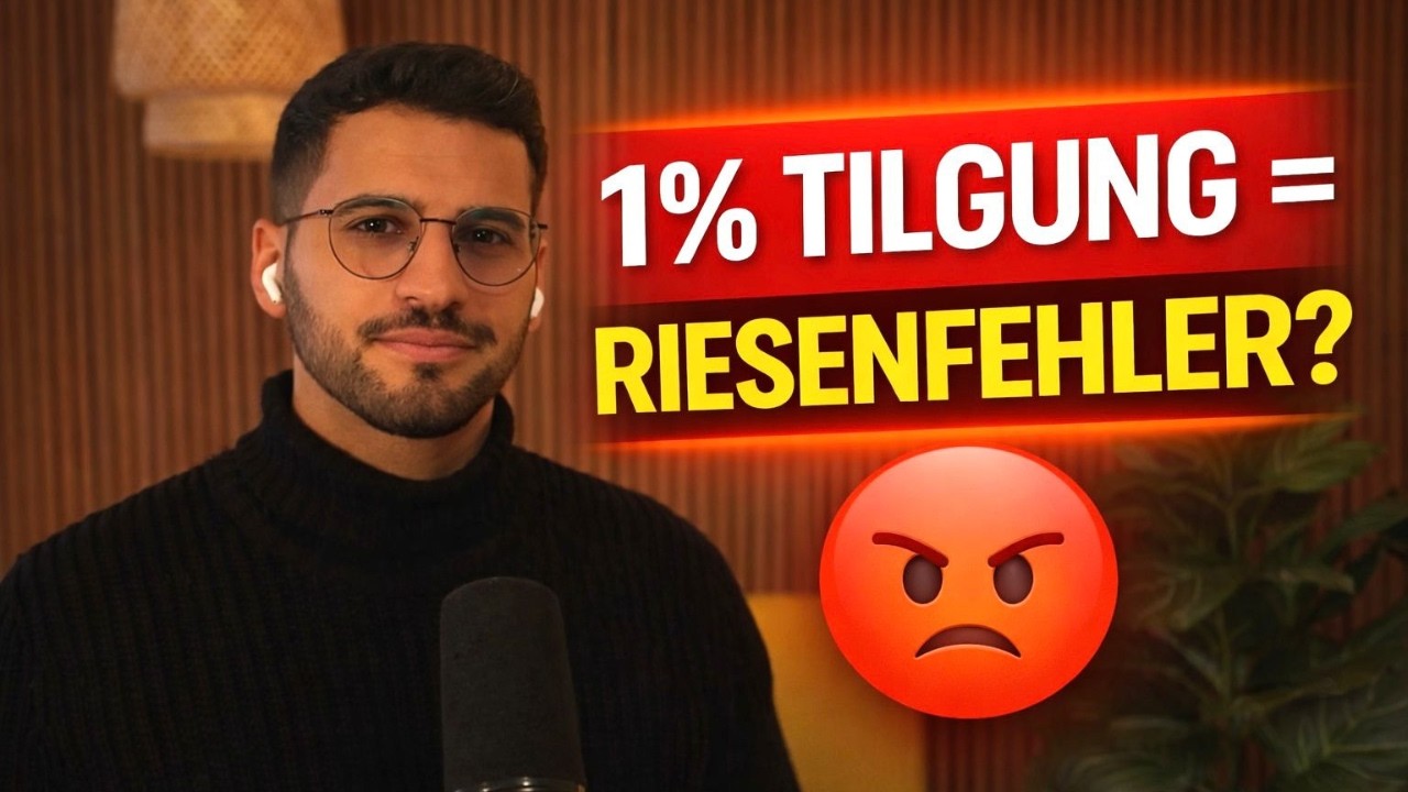 1% oder 2% Tilgung? Der Unterschied, der dich Jahre kostet