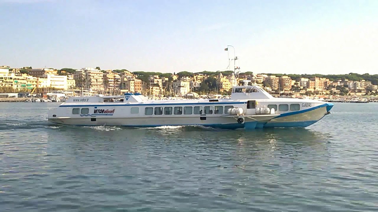Anzio L uscita Dell aliscafo Gabri Dal Porto YouTube