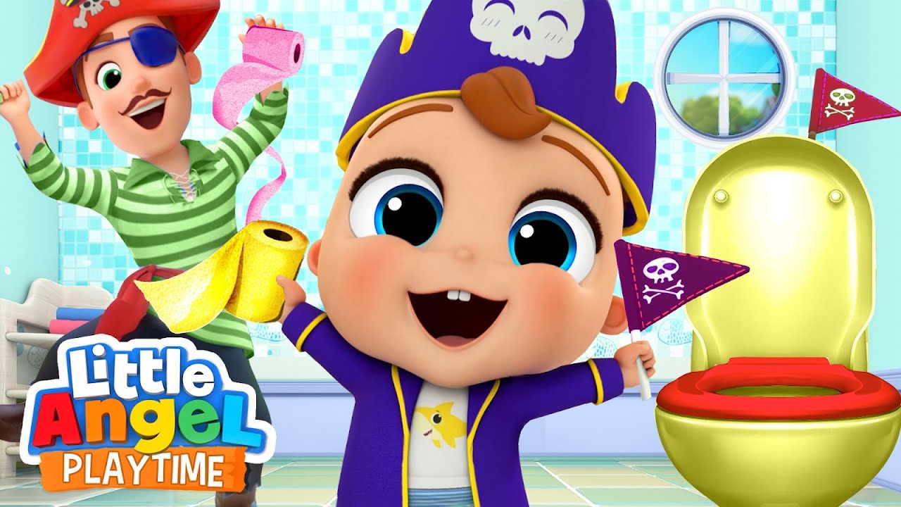 The Potty Captain | Fun Sing Along Songs by Little Angel Playtime
