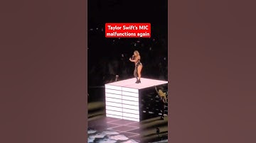 TAYLOR SWIFTS MIC MALFUNCTIONS DURING REPUTATION SET ON THE ERAS TOUR