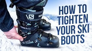 How to tighten your ski boots - Ski Boot Tips screenshot 5