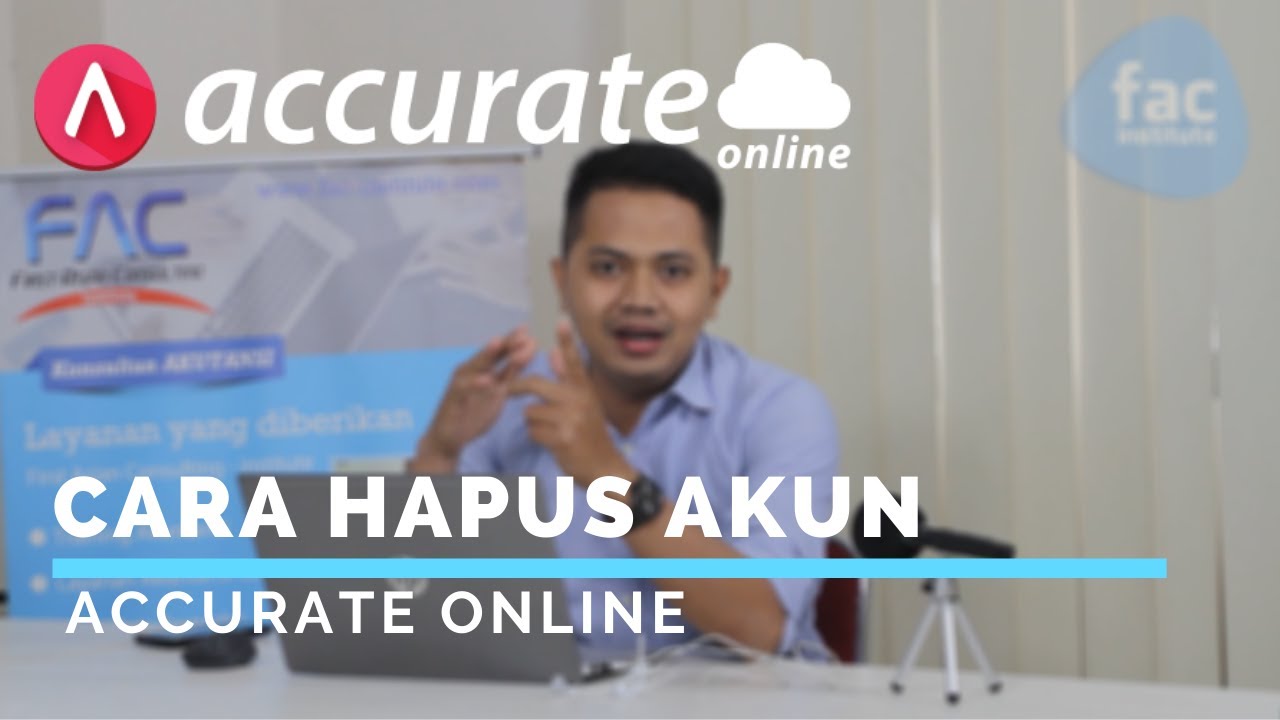 CARA HAPUS AKUN - ACCURATE ONLINE 