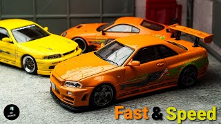 Nissan Skyline GT-R R34 Orange Fast and Furious Livery by Fast&Speed | UNBOXING and REVIEW
