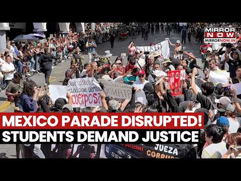 Mexico Protest: Students Demonstrate Demanding Justice For Slain Spanish Exchange Student In Morelos
