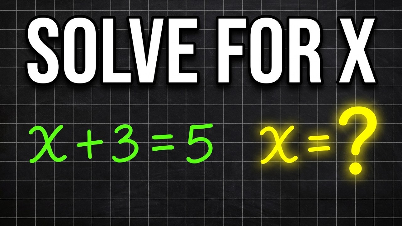 How to Solve Linear Equations Step by Step | Algebra 1 Basics - YouTube