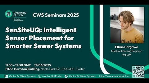 SenSiteUQ  Intelligent Sensor Placement for Smarter Sewer Systems