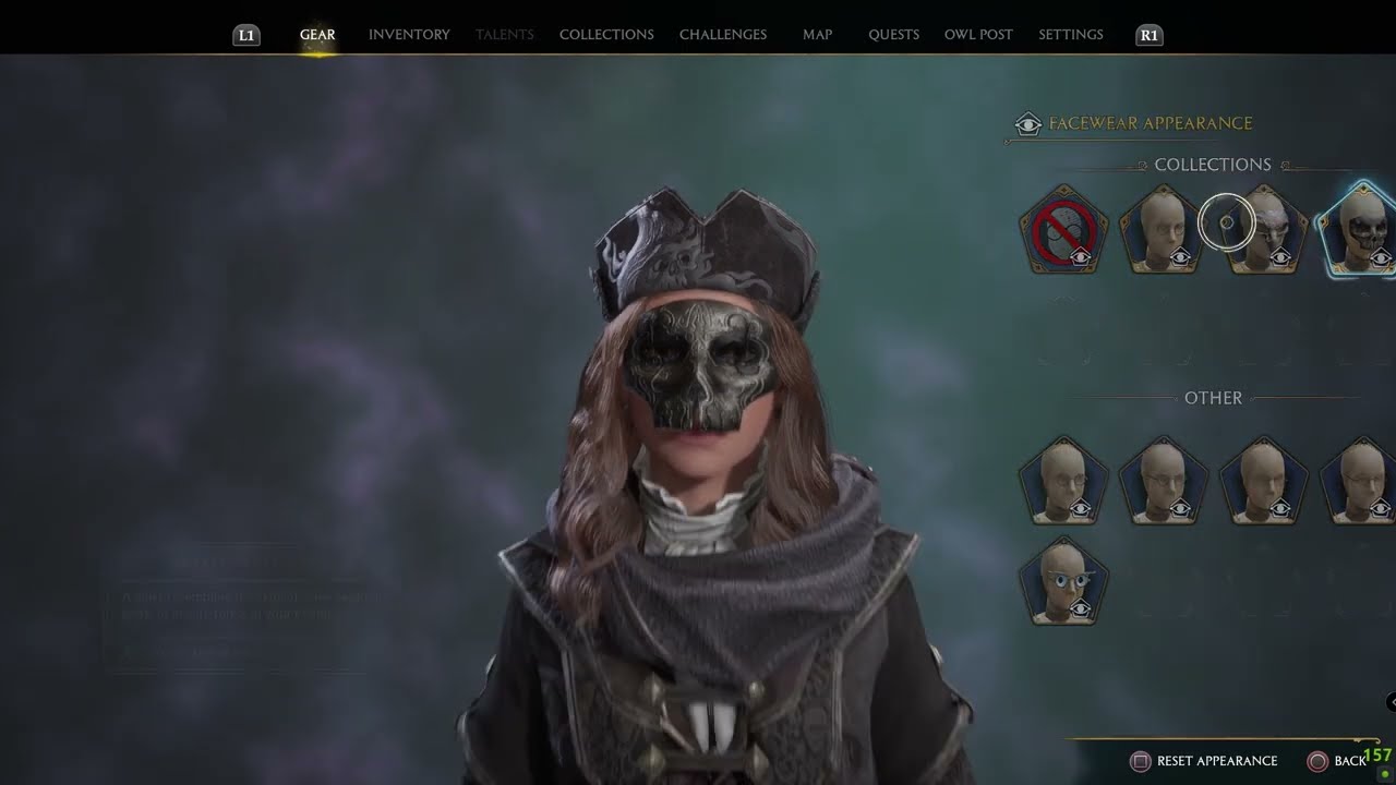 Hogwarts Legacy - How to Equip Cosmetics - Dark Arts