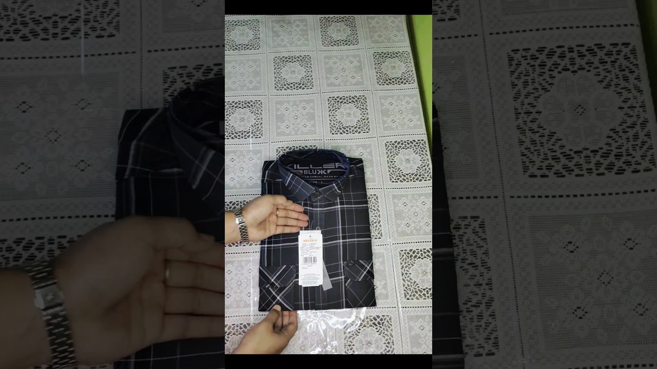 KILLER MEN SLIM FIT CHECKERED CASUAL SHIRT👔 👚