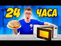 24 часа ЕМ только ЕДУ приготовленную в МИКРОВОЛНОВКЕ!