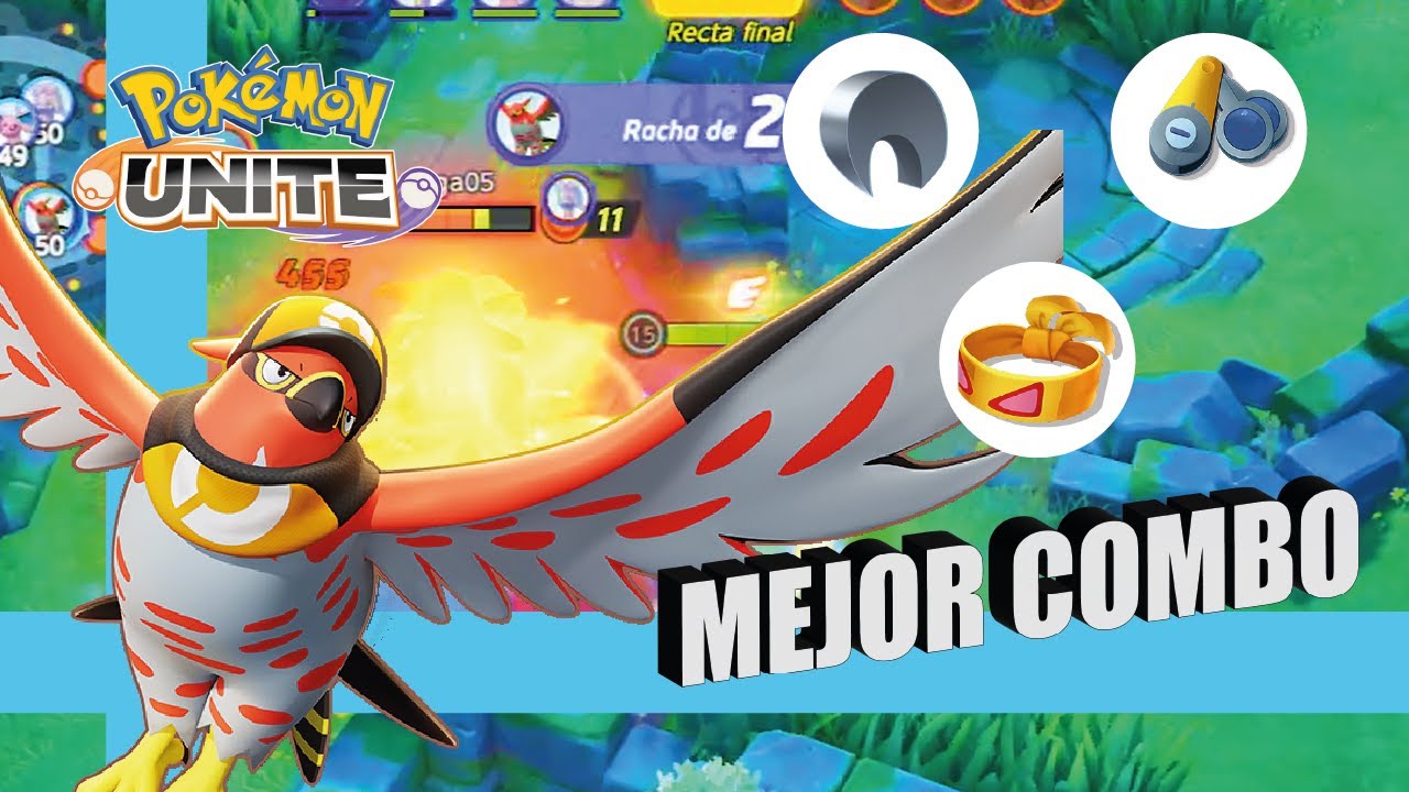Talonflame Moveset Será Talonflame el Mejor ÁGIL en Pokémon Unite ?? | Mejor Build y ...