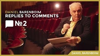 Pop Music & Hidden Talents  Daniel Barenboim | Replies To Comments No.2 [subtitulado]