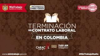 Terminación del Contrato Laboral en Colombia  Caracol Radio Cadena Básica