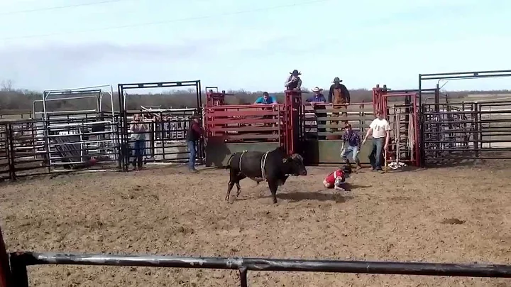 Garrett wilkinson's first bull ride