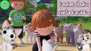 Kaulah Ibuku Cinta Kasihku - Ibu (Haddad Alwi Ft. Farhan) Versi Animasi Kucing Lucu_Klaim Hak Cipta