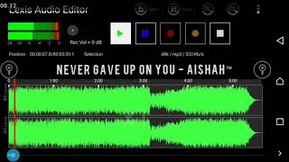 Never Gave Up On You - Aishah (Hi-Fi Audio Analog)